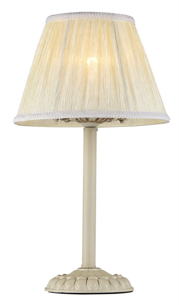 sconto Lampe de table élégante en métal ivoire Olivia