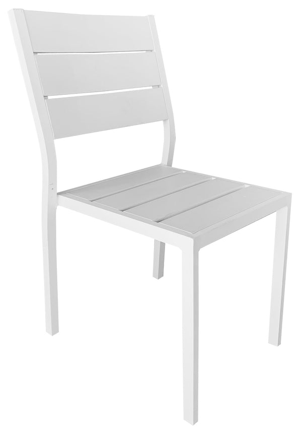 acquista Chaise de jardin en aluminium blanc Morel Toronto