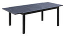 Tavolo Allungabile da Giardino 98x180/240x75 cm in Alluminio Antracite-1