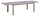 Table de jardin extensible 100x180/240x75 cm en aluminium gris tourterelle