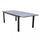 Pental Table Extensible 180/240x100x73 h cm en Aluminium Anthracite