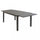 Table Formentera 160/240x90x75 h cm en Aluminium Taupe