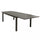 Table Formentera 200/300x100x74 h cm en aluminium taupe