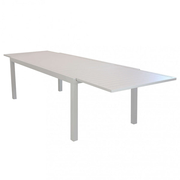 acquista Table Formentera 200/300x100x74 h cm en Aluminium Gris Tourterelle