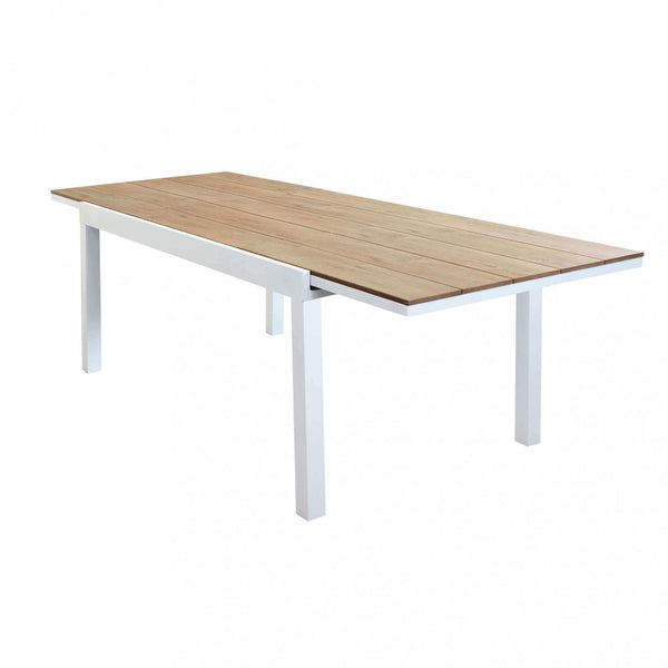 Table Extensible Cayman 200/300x95x74 h cm en Aluminium Blanc sconto