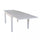 Table Extensible Hawaii 135/270x90x75 h cm en Aluminium Gris Tourterelle