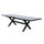 Table Extensible Djerba 200/260x100x75 h cm en Aluminium Anthracite