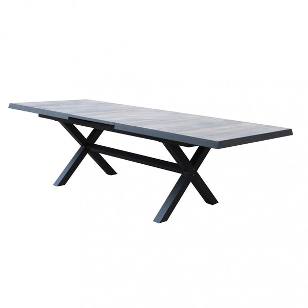 Table Extensible Djerba 200/260x100x75 h cm en Aluminium Anthracite online