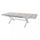 Table Extensible Djerba 200/260x100x75 h cm en Aluminium Blanc