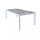 Table Extensible Portland 175/235x100x75 h cm en Aluminium Blanc
