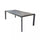 Table extensible Portland 175/235x100x75 h cm en aluminium taupe