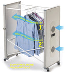 Stendibiancheria Elettrico Asciugabiancheria 40W con Ionizzatore e Inverter Alfie 690 Special Bianco-6