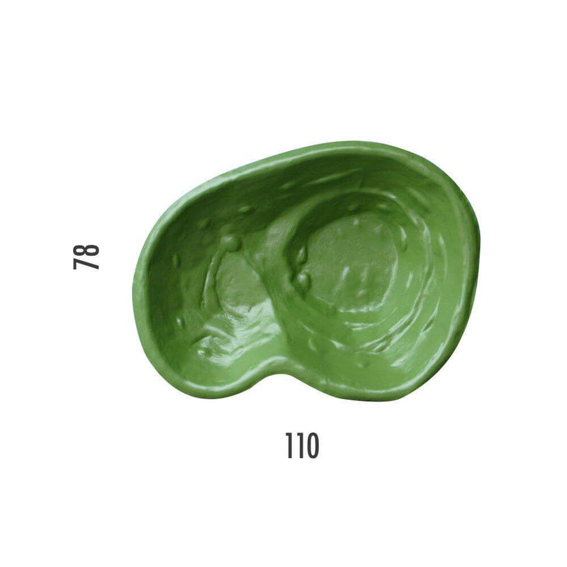 Laghetto Artificiale Verde da Giardino 110x78x28 cm 120 Litri-3