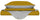 Housse de couette avec sac et taies d'oreiller réversible moutarde/gris clair différentes tailles