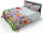 Parure de lit double et taies d'oreiller en coton avec imprimé