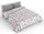 Couette 1 Carré et Demi 100gr avec Impression Microfibre Multicolore