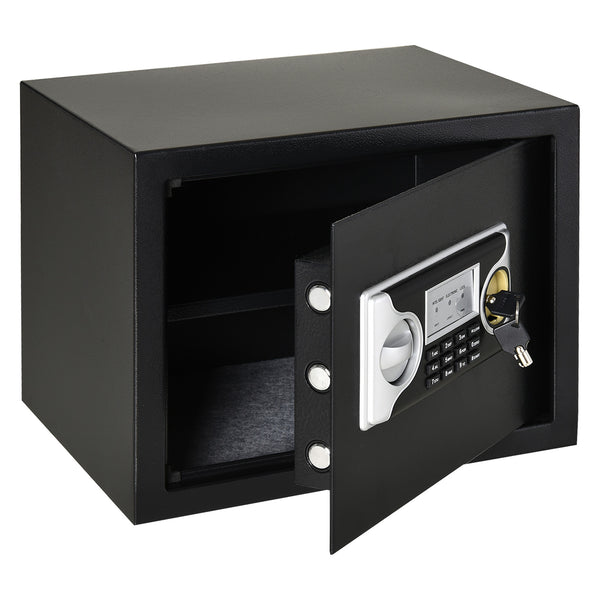 Coffre-fort à piles électronique 38x30x30 cm en acier noir prezzo