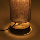 Lampada da Terra a Stelo Piantana per Salotto con Paralume di Stoffa 15x15x120 cm -10