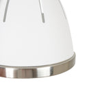 Lampada Moderna di Design a Sospensione 3 Luci in Metallo Bianco Ø13x16x55 cm -5