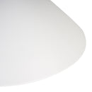 Lampada Design a Sospensione Corpo in Metallo Bianco Ø34,5x28 cm -6