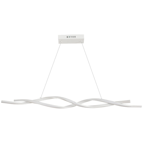 online Lustre LED Suspendu Moderne Lumière Froide 6500K 90x9x9 cm Argent