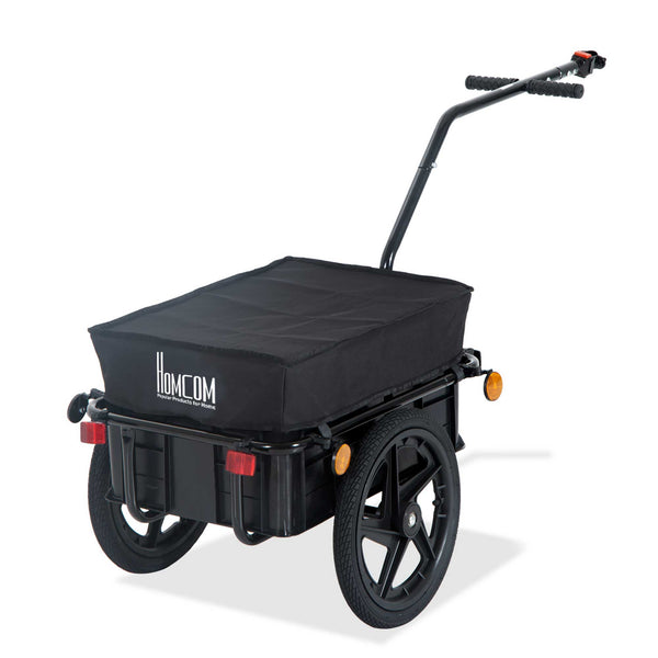 Chariot Remorque pour Porte Objets Vélo en Acier 144x59x80 cm online