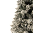 Albero di Natale Artificiale Innevato  Basicsnow Verde Altezza 180 cm-2