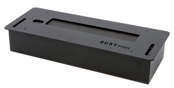 acquista Brûleur Bio Ethanol pour Cheminées 1L 42,9x15,7 cm Ruby Fires Brûleur Céramique 4114LB Noir