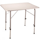 Tavolino Professional 80x60x50/69 h cm in Acciaio Bianco-1