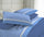 Ensemble de draps et taies d'oreiller en coton Cober Belfast bleu clair différentes tailles