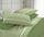 Ensemble de draps et taies d'oreiller en coton Cober Belfast Green Différentes tailles
