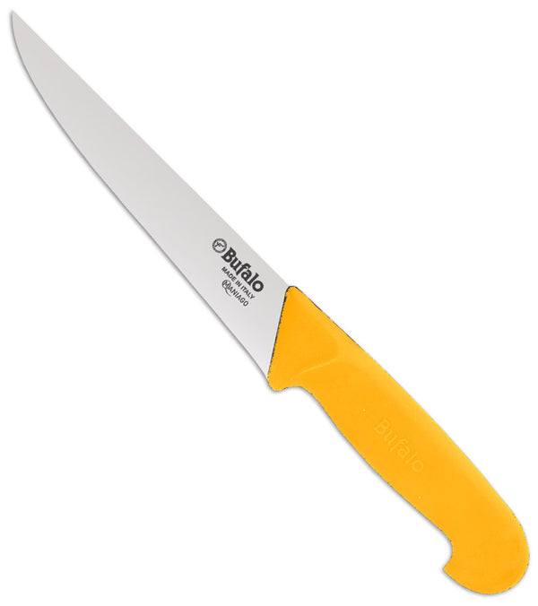 prezzo Couteau de boucher Lame 18 cm Buffalo Scanno Straight Edge S95/18 Manche Jaune