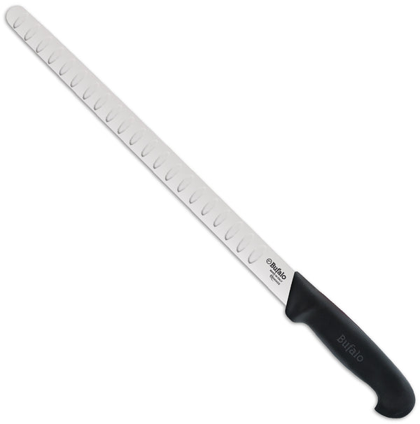 online Couteau à Saumon Lame Festonnée 30 cm Buffalo S110/30 Manche Noir