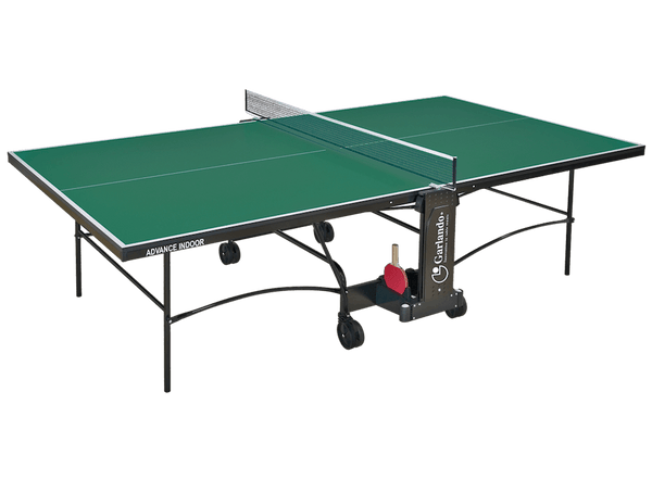 Garlando Advance Table de Pin Pong d'intérieur avec plateau vert et roulettes online