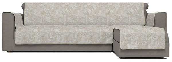 online Housse de canapé avec péninsule droite en polyester beige et coton différentes tailles