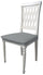Lot de 2 housses de chaise extensibles en polyester tendance gris clair