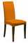 Lot de 2 housses de chaise avec dossier élastiqué en polyester orange