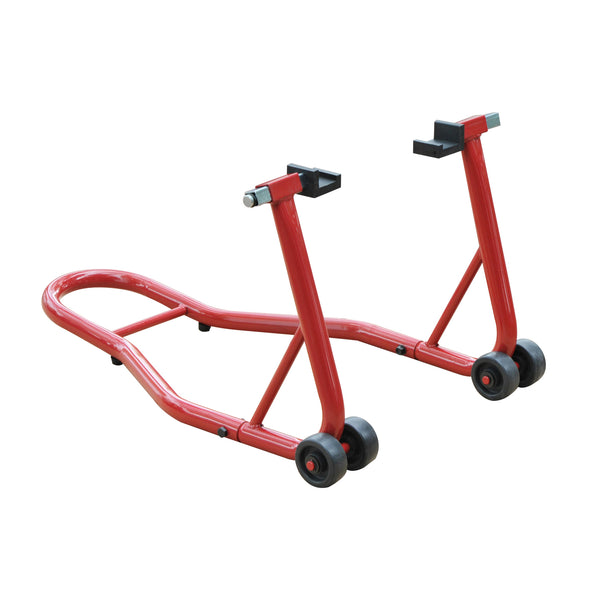 online Support de moto arrière avec double type d'accessoires en acier rouge