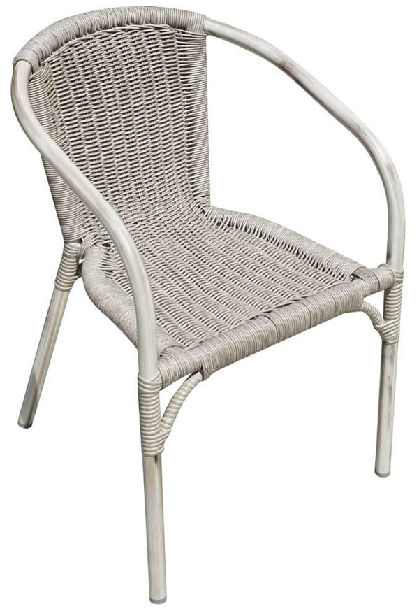 acquista Chaise de jardin en aluminium effet bois Vorghini Nature