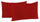 Paire de taies d'oreiller 52x82 cm en microfibre unie rouge