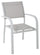 Chaise de jardin en aluminium blanc Viareggio