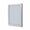 Bacheca da Esterno con Apertura a Ribalta 80,5x106,7x4,7 cm in Alluminio Grigio Chiaro