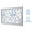 Bacheca da Esterno con Apertura a Ribalta 168,5x106,7x4,7 cm in Alluminio Grigio Chiaro
