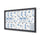 Bacheca da Esterno con Apertura a Ribalta 190,5x106,7x4,7 cm in Alluminio con Led Grigio Antracite