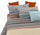 Parure de lit avec impression dessus et dessous et taies d'oreiller multicolores Athena Rabat Différentes tailles