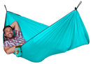 Amaca da Viaggio in Poliamide 150x250cm 180Kg con Fissaggio La Siesta Turchese-3