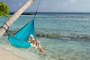 Amaca da Viaggio in Poliamide 150x250cm 180Kg con Fissaggio La Siesta Turchese-7