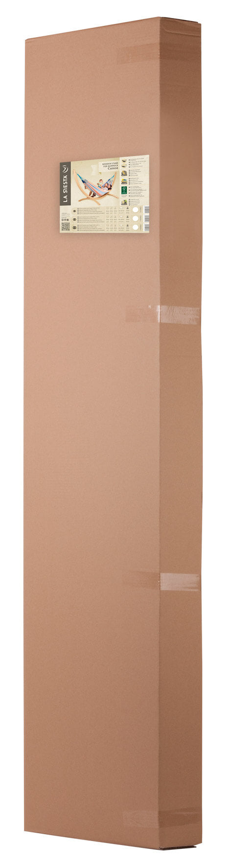 Supporto per Amaca da Giardino in Legno La Siesta Canoa Caramel-5