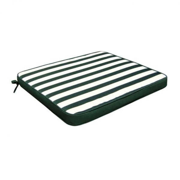 Coussin d'assise Real 39x39x4 cm en polyester vert sconto