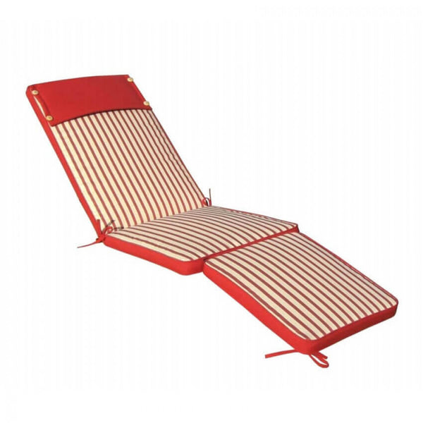 sconto Coussin Real Steamer 175x49x4 cm en polyester rouge